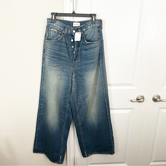 NWT Free People Cotton Citizen The Mila Low Slung Loose Jeans - Picture 4 of 6